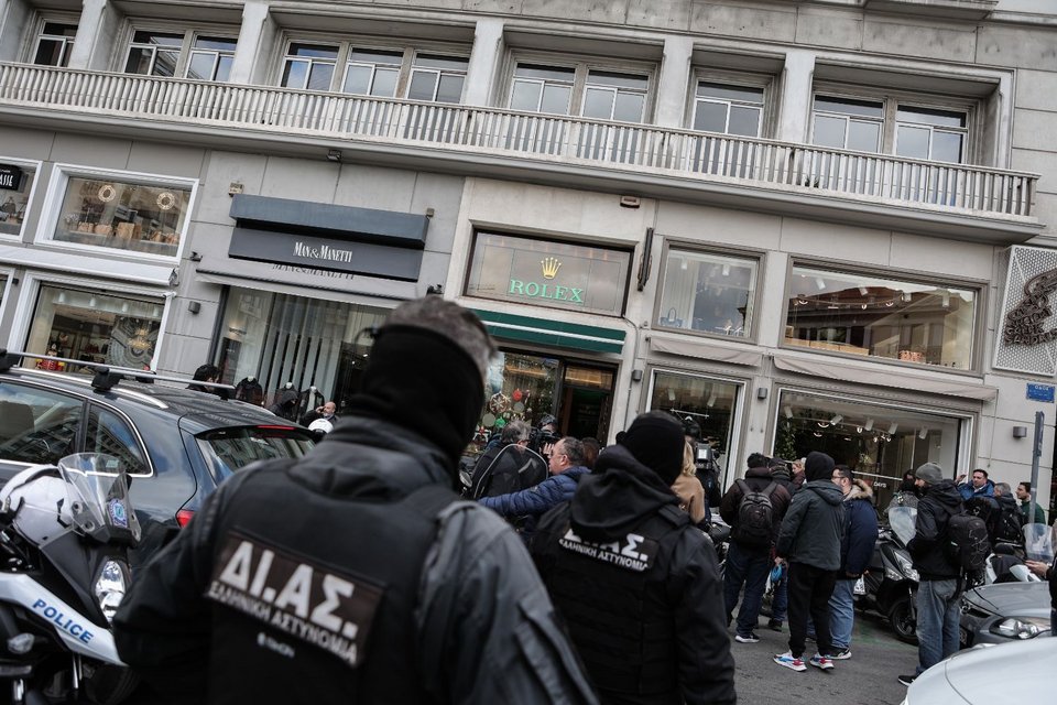 ληστεία σε κατάστημα Rolex