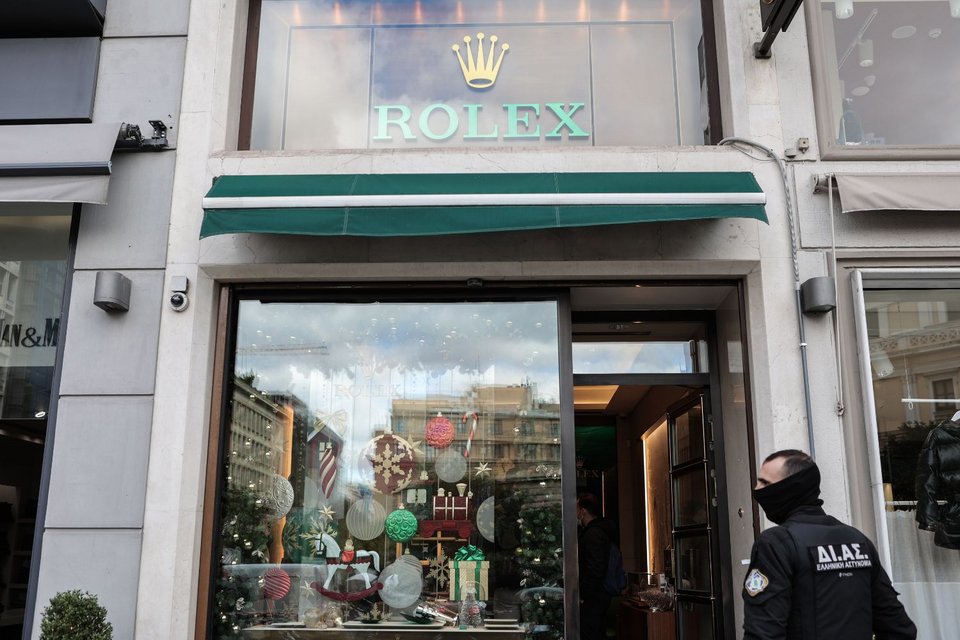 ληστεία σε κατάστημα Rolex