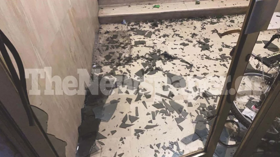 Επίθεση στα γραφεία της ΝΔ στον Βόλο