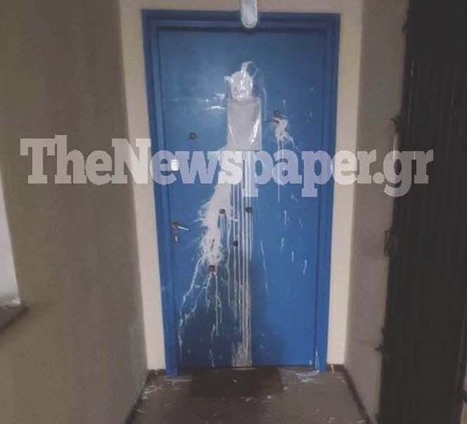 Επίθεση στα γραφεία της ΝΔ στον Βόλο