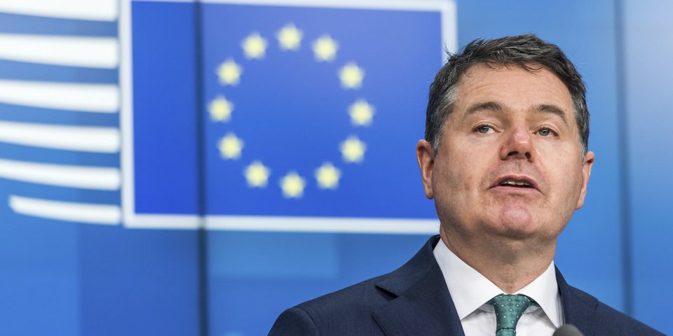 O πρόεδρος του Eurogroup, Πασκάλ Ντόναχιου / Φωτογραφία: AP Photo-Geert Vanden Wijngaert