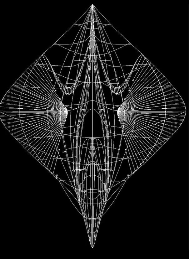 Σχέδιο της πλωτής πόλης σε σχήμα σαλαχιού