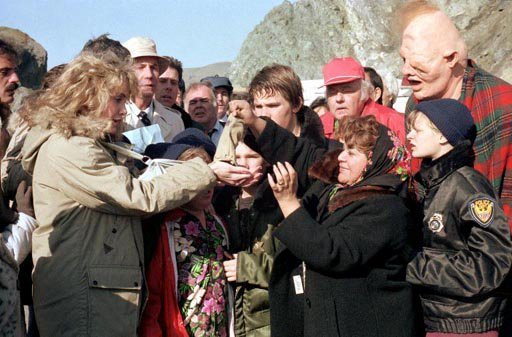 Στιγμιότυπο από τα γυρίσματα των Goonies