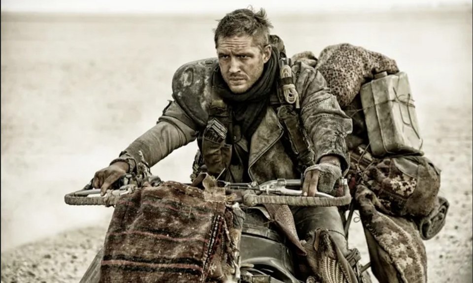 Ο Τομ Χάρντι στην ταινία Mad Max