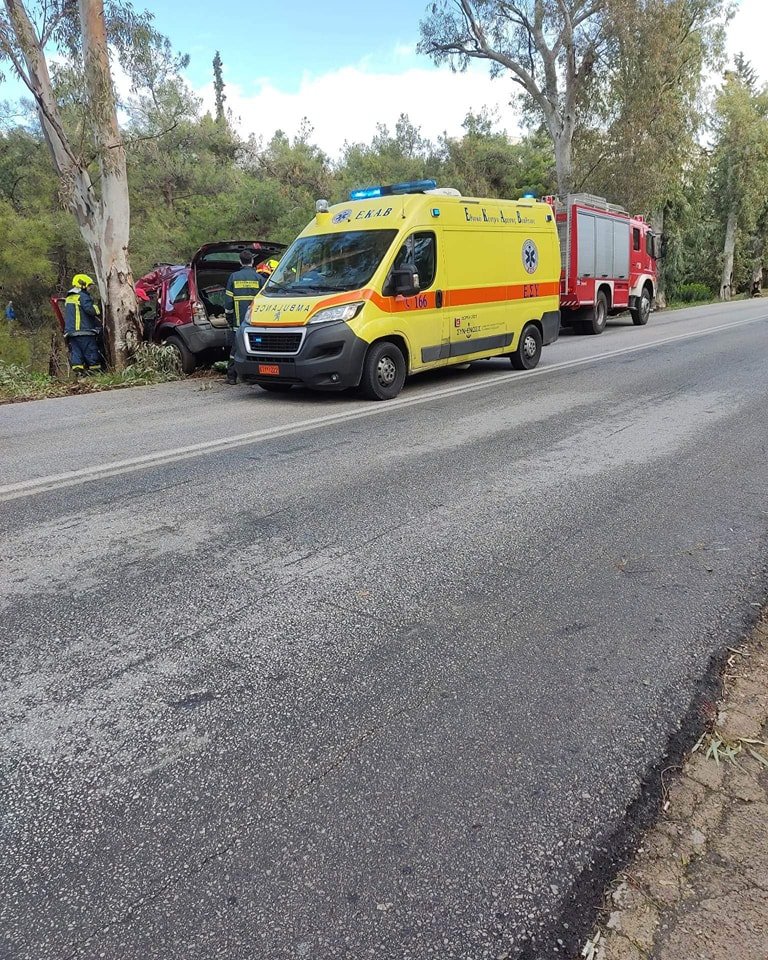 Τροχαίο ατύχημα στην Καισαριάνη/Φωτογραφία Instagram/kpdfp