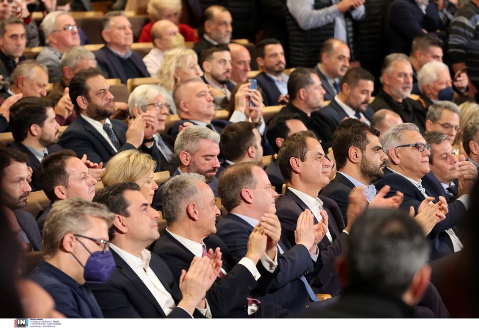 Ομιλία του πρωθυπουργού Κυριάκου Μητσοτάκη στο Πολιτιστικό Κέντρο Ηρακλείου / Φωτογραφία: eurokinissi - ΡΑΠΑΝΗΣ ΣΤΕΦΑΝΟΣ