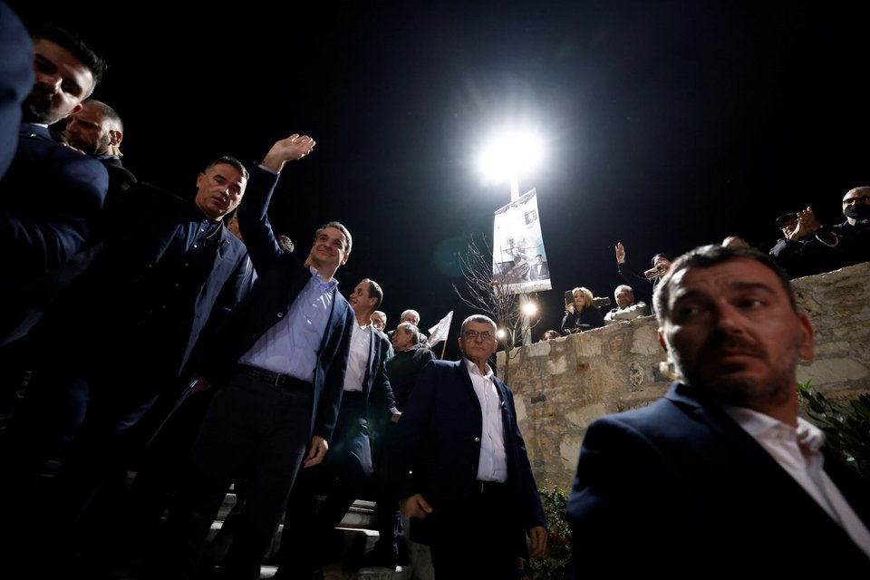 Ομιλία του πρωθυπουργού Κυριάκου Μητσοτάκη στο Πολιτιστικό Κέντρο Ηρακλείου / Φωτογραφία: eurokinissi - ΡΑΠΑΝΗΣ ΣΤΕΦΑΝΟΣ