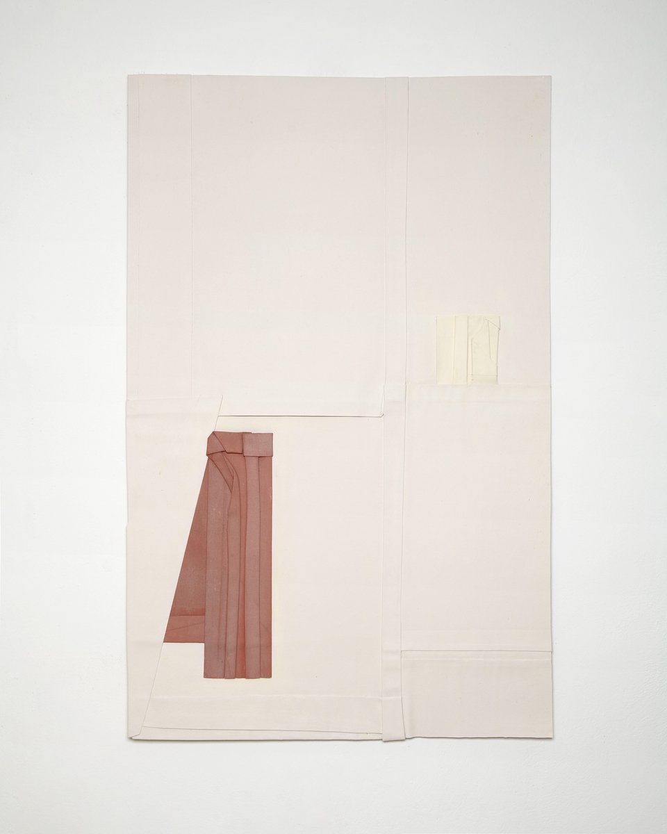 Καρολίνα ΚρασούληUntitled (#pink), 2020λάδι, γκέσο και κλωστή σε καμβά147 x 93 εκ. Ευγενική παραχώρηση Kalfayan Galleries, Αθήνα - Θεσσαλονίκη