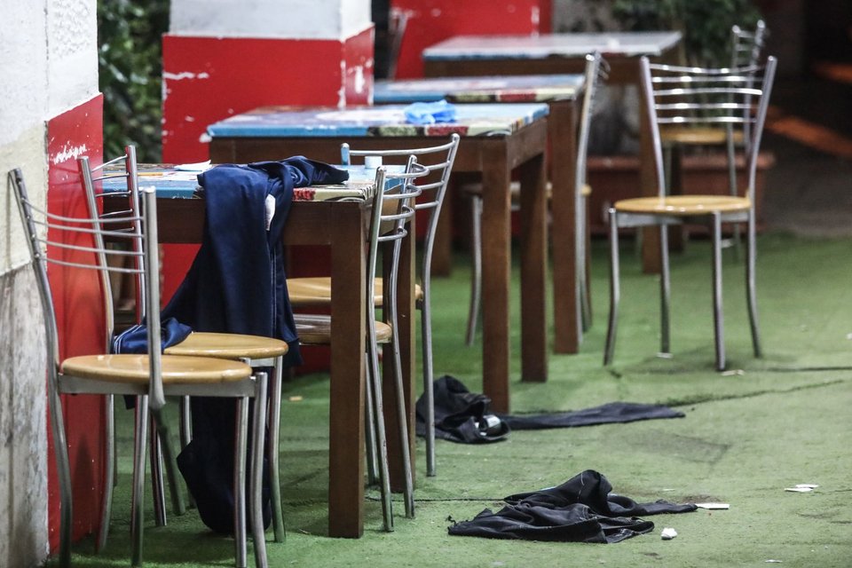 Εικόνα από το σημείο της συμπλοκής / Φωτογραφία: Eurokinissi
