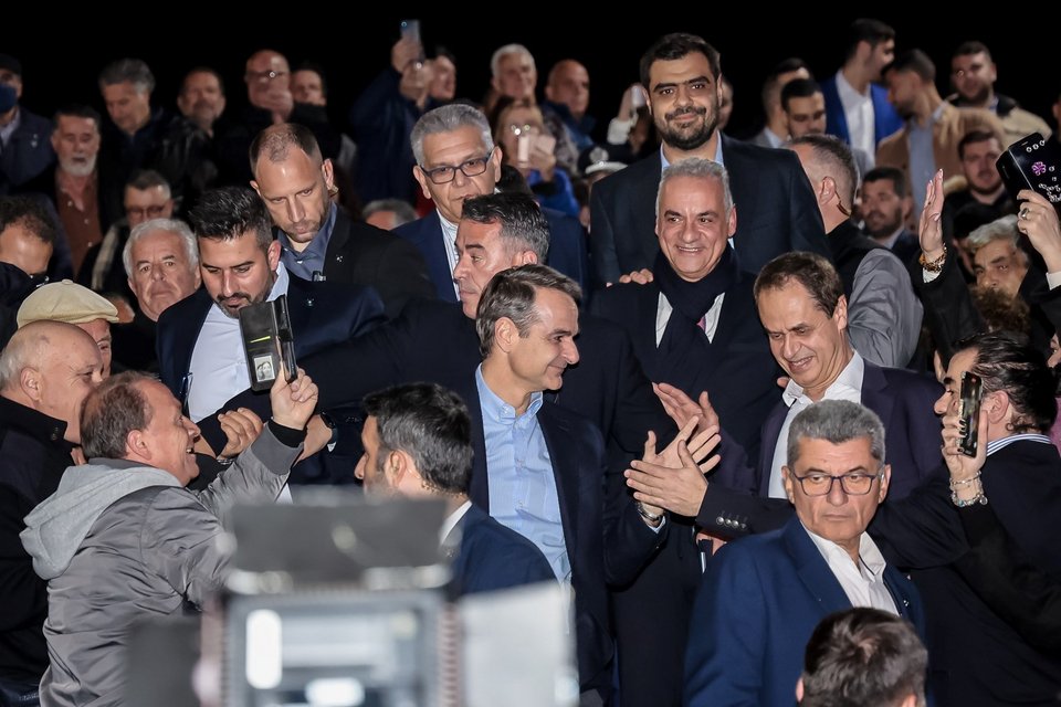 Ομιλία του πρωθυπουργού Κυριάκου Μητσοτάκη στο Πολιτιστικό Κέντρο Ηρακλείου / Φωτογραφία: eurokinissi - ΡΑΠΑΝΗΣ ΣΤΕΦΑΝΟΣ