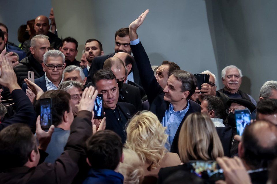 Ομιλία του πρωθυπουργού Κυριάκου Μητσοτάκη στο Πολιτιστικό Κέντρο Ηρακλείου / Φωτογραφία: eurokinissi - ΡΑΠΑΝΗΣ ΣΤΕΦΑΝΟΣ