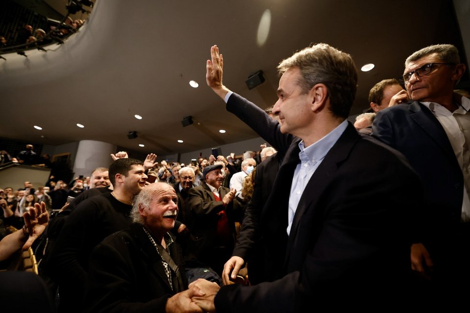 Ομιλία του πρωθυπουργού Κυριάκου Μητσοτάκη στο Πολιτιστικό Κέντρο Ηρακλείου / Φωτογραφία: eurokinissi - ΡΑΠΑΝΗΣ ΣΤΕΦΑΝΟΣ