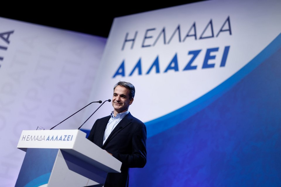 Ομιλία του πρωθυπουργού Κυριάκου Μητσοτάκη στο Πολιτιστικό Κέντρο Ηρακλείου / Φωτογραφία: eurokinissi - ΡΑΠΑΝΗΣ ΣΤΕΦΑΝΟΣ