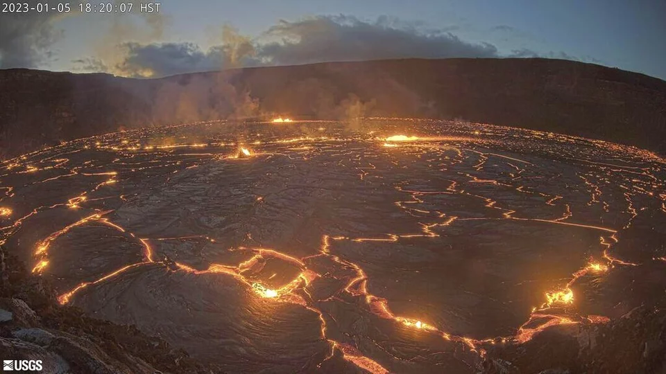 Eικόνα από το ηφαίστειο 