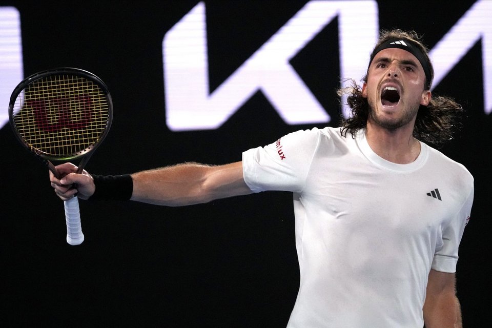 Ο Στέφανος Τσιτσιπάς στον τελικό του Australian Open