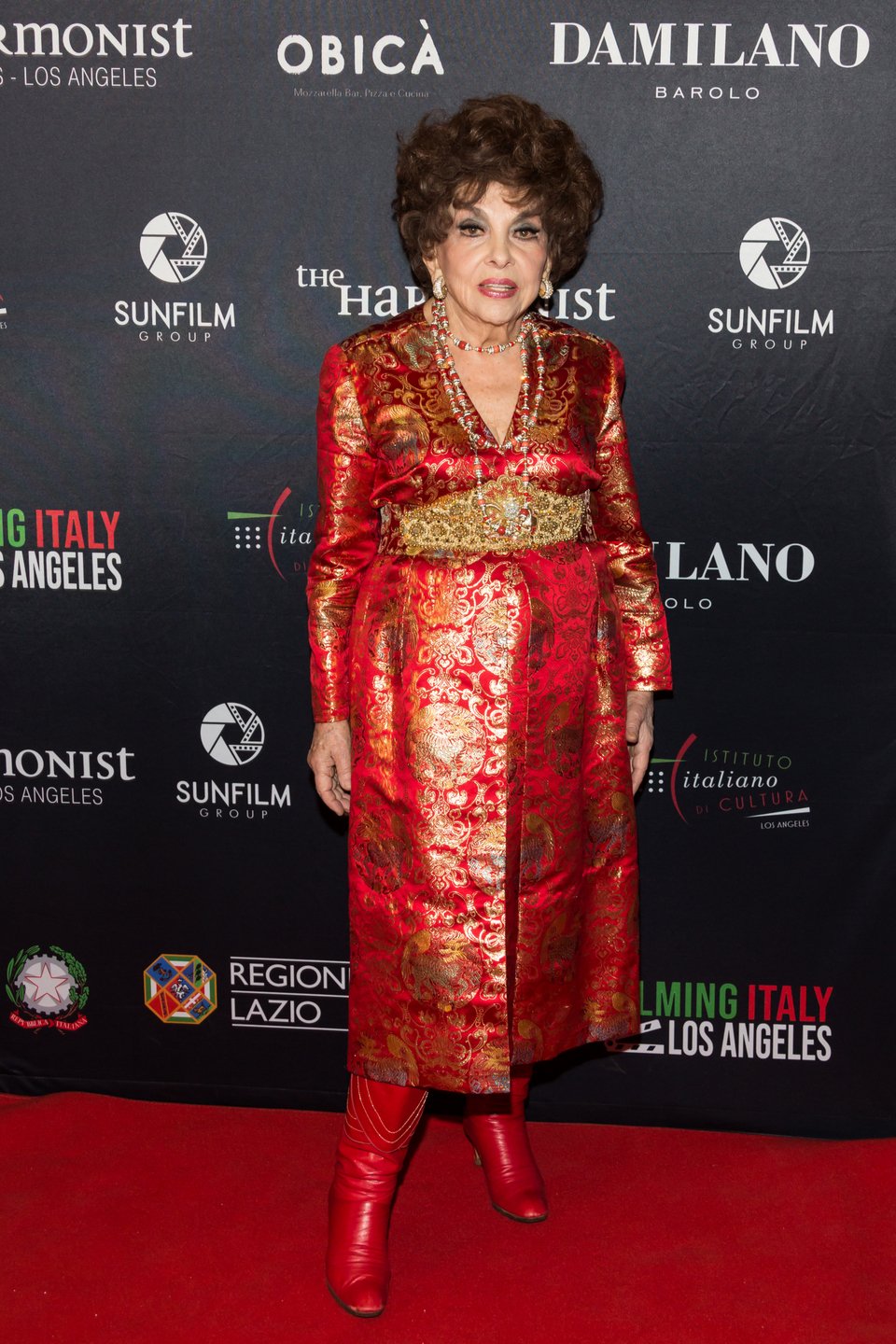 Η Gina Lollobrigida παρευρίσκεται στο φεστιβάλ "Filming Italy - Los Angeles" στο Harmony Gold Theater στις 31 Ιανουαρίου 2019 στο Λος Άντζελες. Η Gina Lollobrigida παρευρίσκεται στο φεστιβάλ "Filming Italy - Los Angeles" στο Harmony Gold Theater στις 31 Ιανουαρίου 2019 στο Λος Άντζελες.