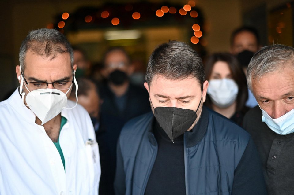 Στο νοσοκομείο «Παίδων Πεντέλης» ο Νίκος Ανδρουλάκης/ Φωτογραφία: ΓΡΑΦΕΙΟ ΤΥΠΟΥ ΠΑΣΟΚ-ΚΙΝΗΜΑ ΑΛΛΑΓΗΣ/EUROKINISSI