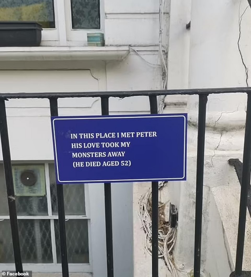 «Σε αυτό το μέρος γνώρισα τον Πίτερ, η αγάπη του έδιωξε τα τέρατά μου μακριά (πέθανε 52 ετών)»