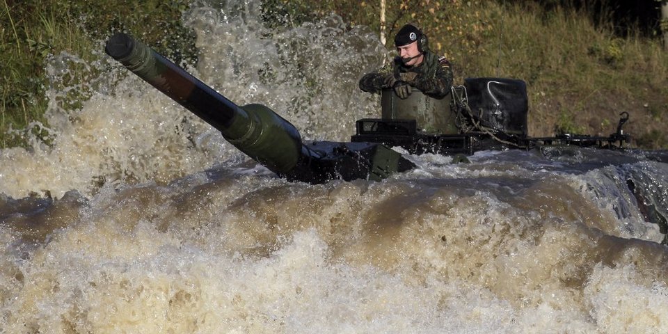 Το άρμα μάχης Leopard 2/ AP Photos