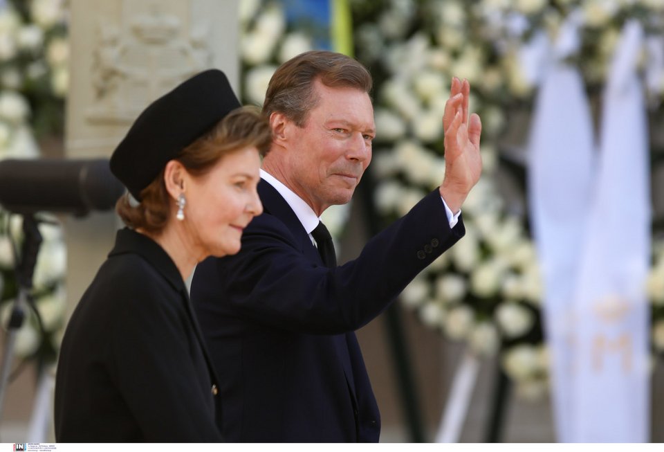 Ο Μέγας Δούκας του Λουξεμβούργου Χένρι και η αδερφή του, πριγκίπισσα Μαργαρίτα του Λουξεμβούργου 