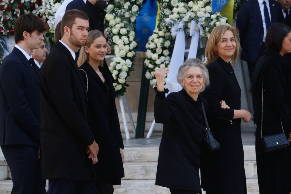 Η Ειρήνη με την ανιψιά της πριγκίπισσα Κριστίνα της Ισπανίας