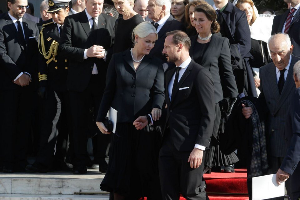 Ο διάδοχος της Νορβηγίας Χαακόν με την σύζυγό του πριγκίπισσα Μέτε Μαρίν