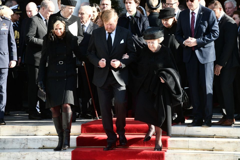 Ο βασιλιάς της Ολλανδίας με την σύζυγό του και την μητέρα του