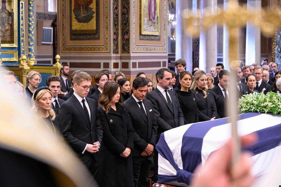 Η οικογένεια του εκλιπόντος στη Μητρόπολη