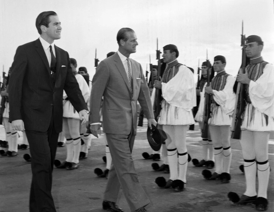 Κατά την επίσκεψη του πρίγκιπα Φίλιππου στην Ελλάδα το 1965