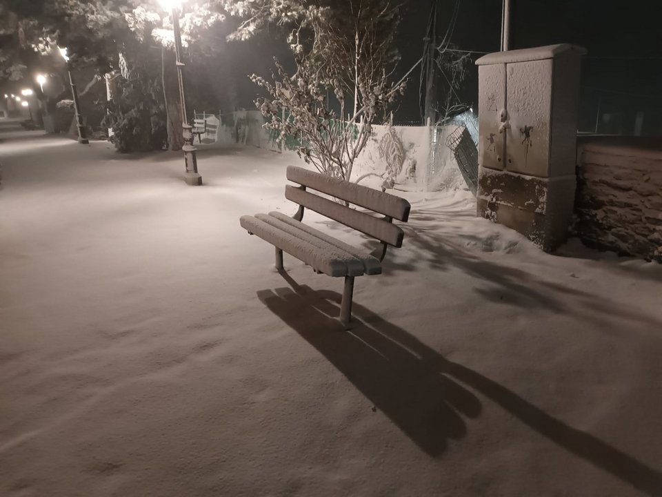 Χιόνια στη Λάρισα / larissanet.gr