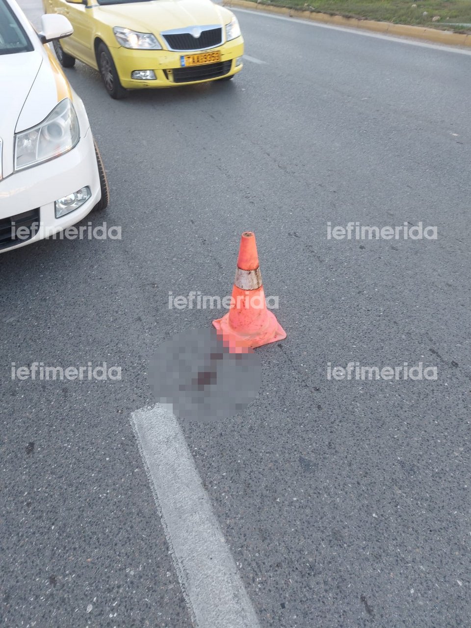Το 15χρονο κορίτσι βρέθηκε ελαφρά τραυματισμένο στο έδαφος / Φωτογραφία: iefimerida.gr
