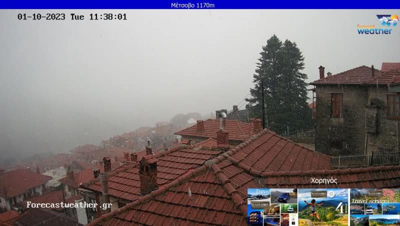 Χιονόπτωση στο Μέτσοβο / Forecast Weather Greece