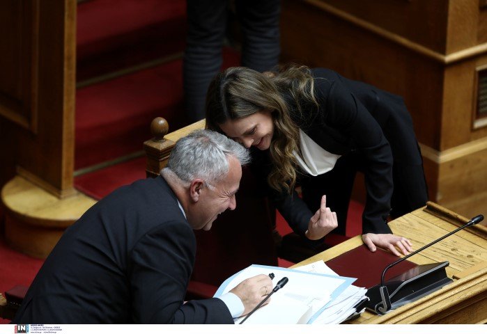 Έφη Αχτσιόγλου και Μάκης Βορίδης