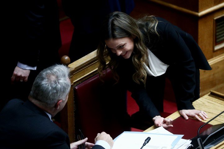Έφη Αχτσιόγλου και Μάκης Βορίδης