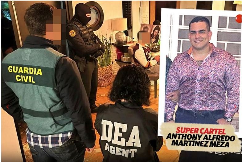 Ναρκέμπορας Anthony Alfredo Martínez Meza