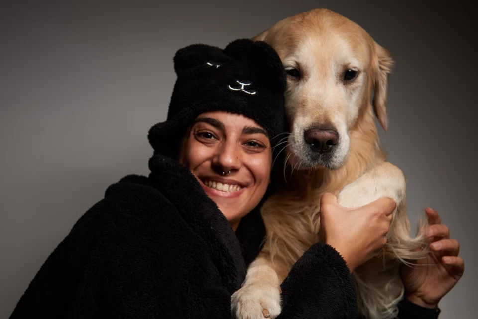 H Όλγα με τον Άρη / Φωτογραφία Όλγα Αμηρίδου