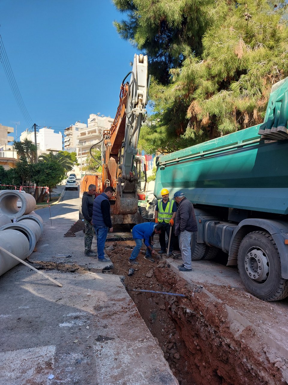 Αντιπλημμυρικά έργα στο Πειραιά απο την Περιφέρεια Αττικής
