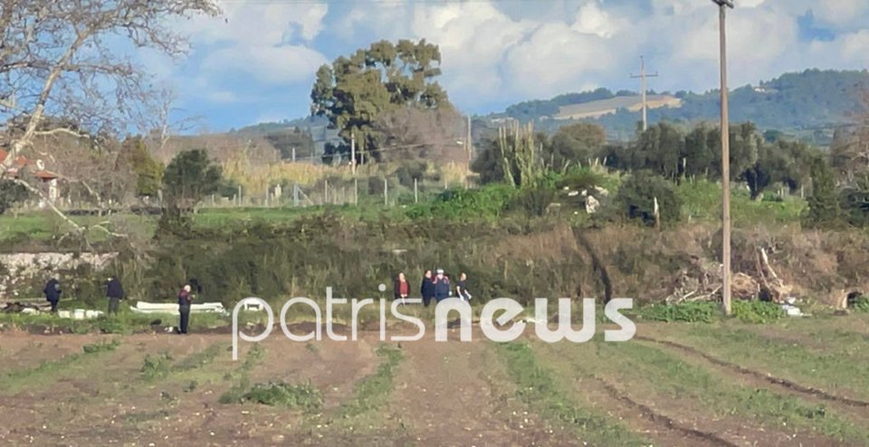 Άνδρας εντοπίστηκε νεκρός σε χωράφι στον Πύργο Ηλείας / Φωτογραφία: patrisnews.gr