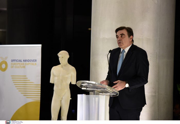 Ο αντιπρόεδρος της Κομισιόν Μαργαρίτης Σχοινάς στην εκδήλωση -Φωτογραφία: Intimenews/ΓΕΩΡΓΙΟΥ ΝΙΚΟΛΑΣ