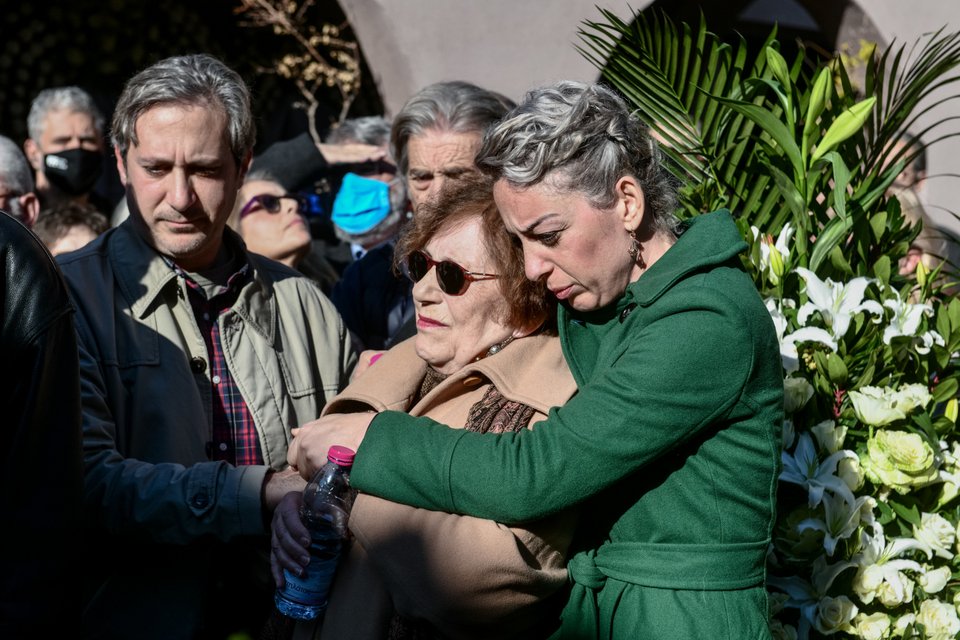 Κηδεία του συνθέτη Νότη Μαυρουδή / Φωτογραφία: ΤΑΤΙΑΝΑ ΜΠΟΛΑΡΗ / EUROKINISSI