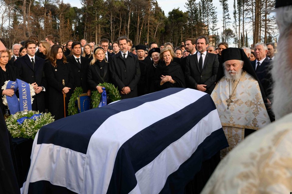 Ταφή τέως βασιλιά Κωνσταντίνου στο Τατόι