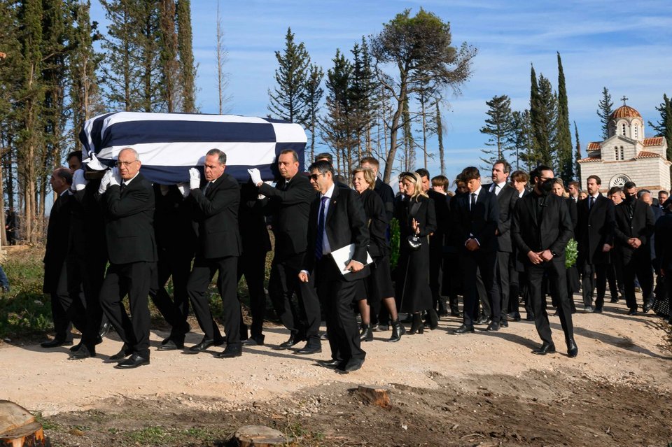 Ταφή τέως βασιλιά Κωνσταντίνου στο Τατόι