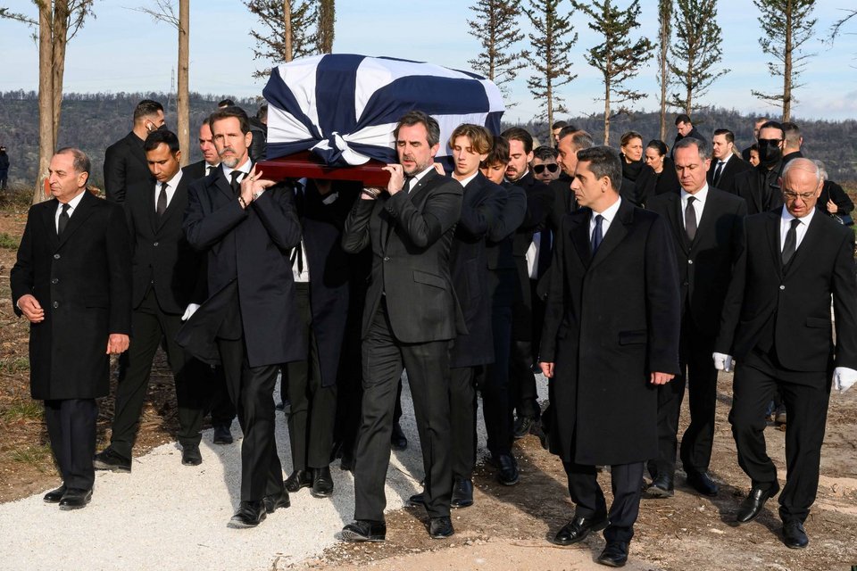 Ταφή τέως βασιλιά Κωνσταντίνου στο Τατόι