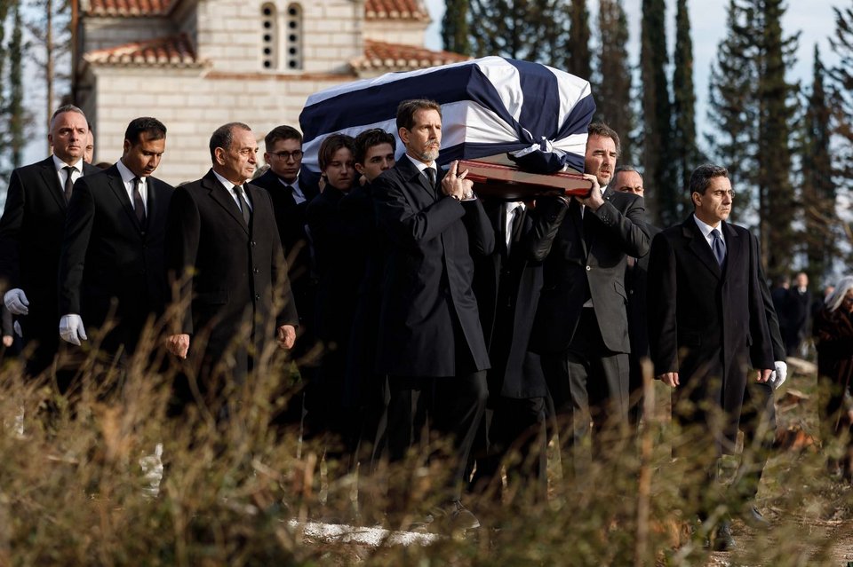 Ταφή τέως βασιλιά Κωνσταντίνου στο Τατόι