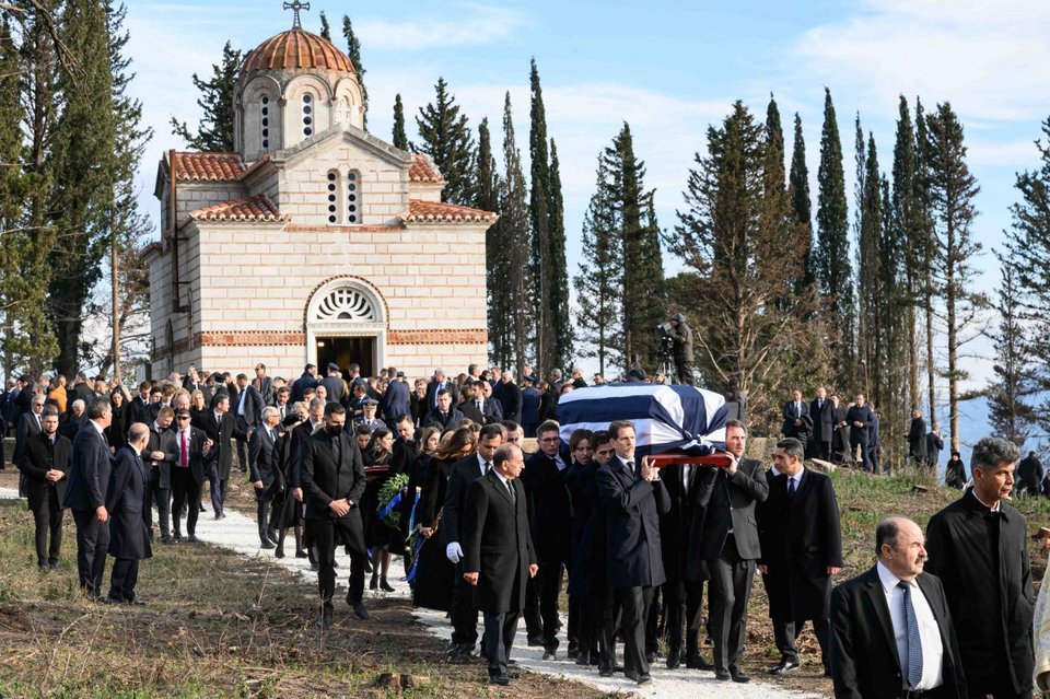 Ταφή τέως βασιλιά Κωνσταντίνου στο Τατόι