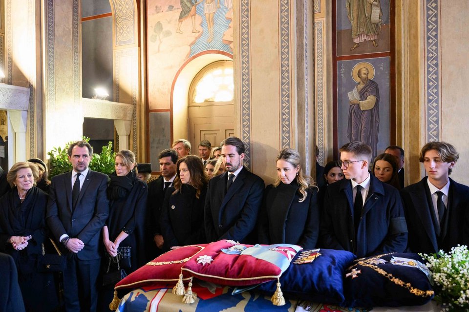 Ταφή τέως βασιλιά Κωνσταντίνου στο Τατόι