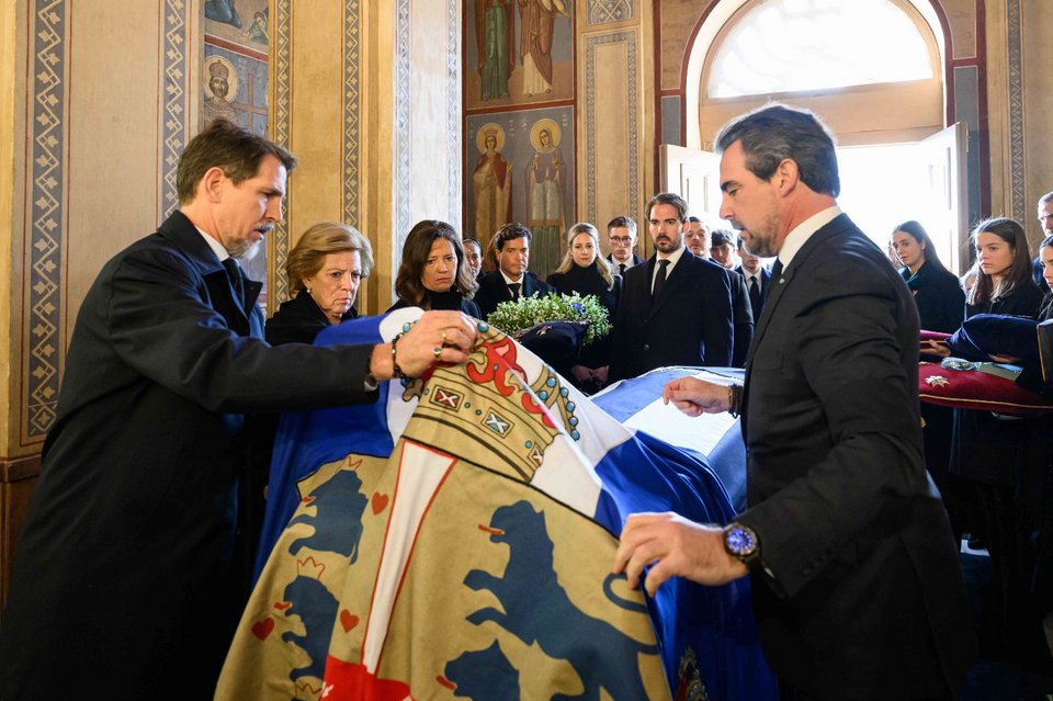 Ταφή τέως βασιλιά Κωνσταντίνου στο Τατόι