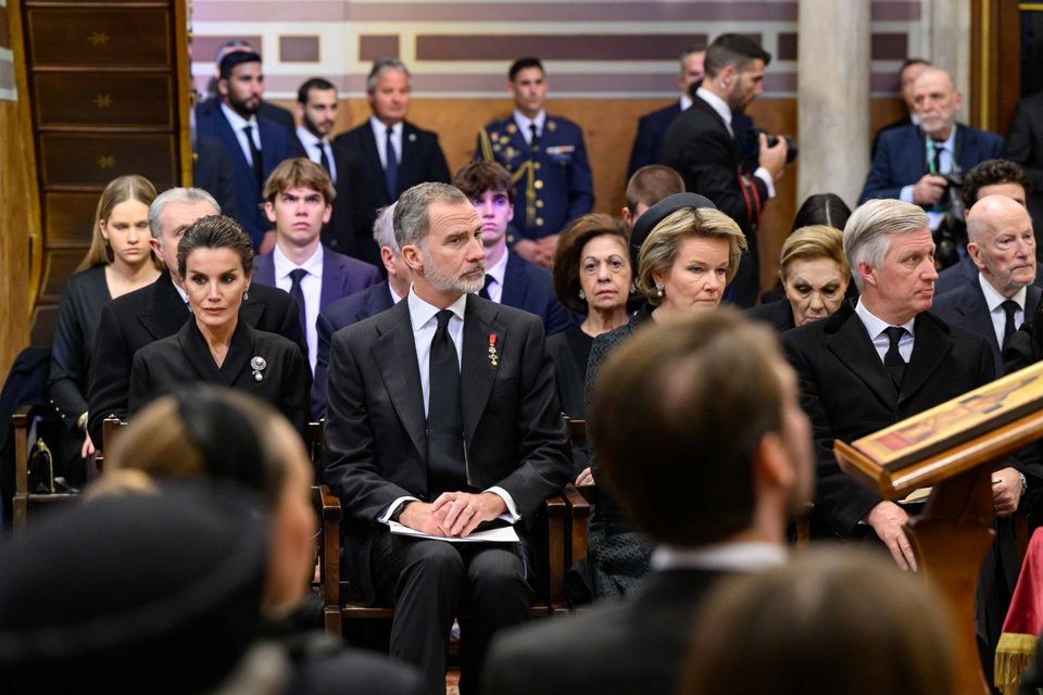 Ταφή τέως βασιλιά Κωνσταντίνου στο Τατόι. βασιλιάς Φελίπε βασίλισσα Λετίθια