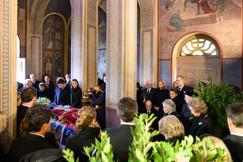 Ταφή τέως βασιλιά Κωνσταντίνου στο Τατόι