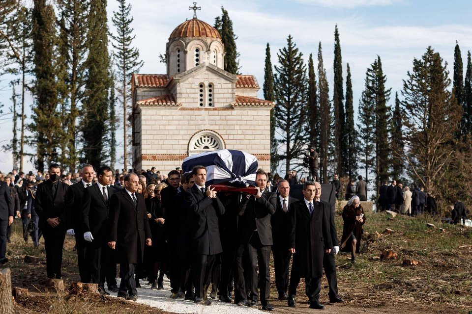 Ταφή τέως βασιλιά Κωνσταντίνου στο Τατόι